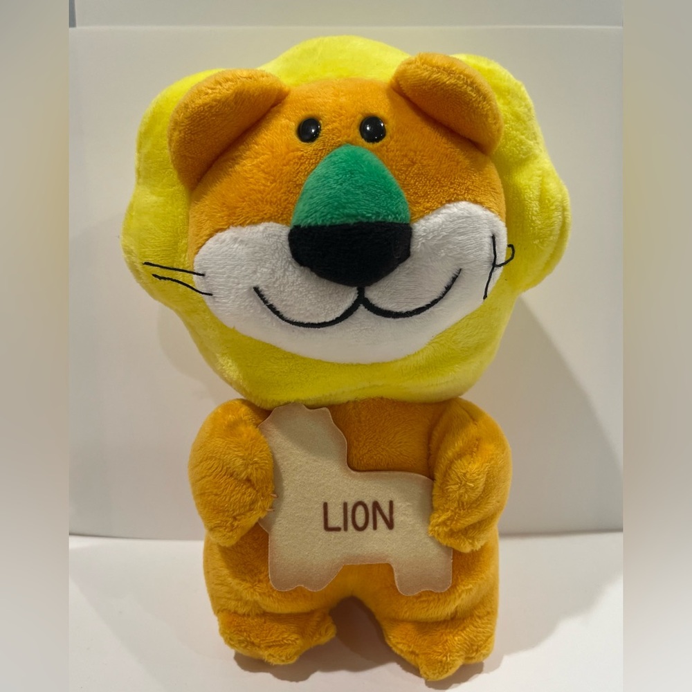 Tabekko Doubutsu land Lion Ginbis 8" Plush Toy Sk Japan Doll